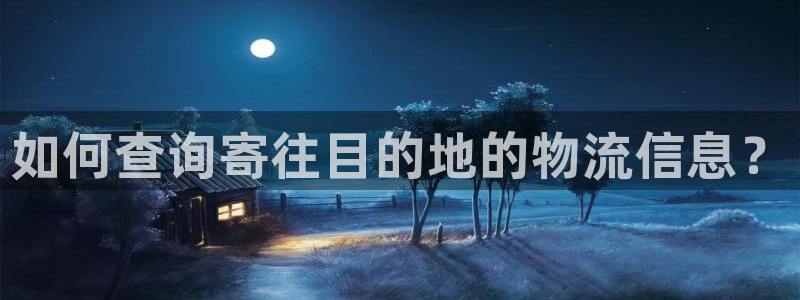 超凡国际旗下：如何查询寄往目的地的物