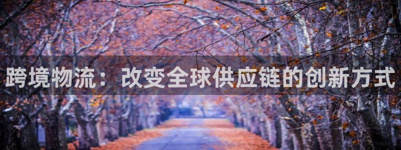超凡国际可以退款吗：跨境物流：改变全