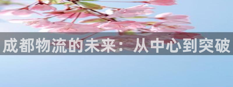 超凡国际登录网：成都物流的未来：从中