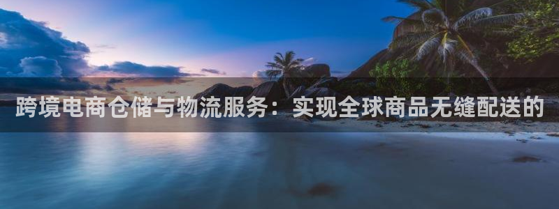 超凡国际注册网址：跨境电商仓储与物流